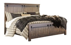 Изображение Кровать деревянная двуспальная серии Lakeleigh